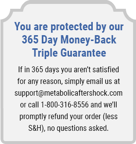 You are protected by our 365-day, 100% money back guarantee