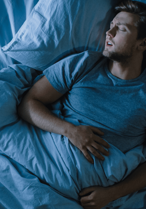 Image of a person sleeping in bed